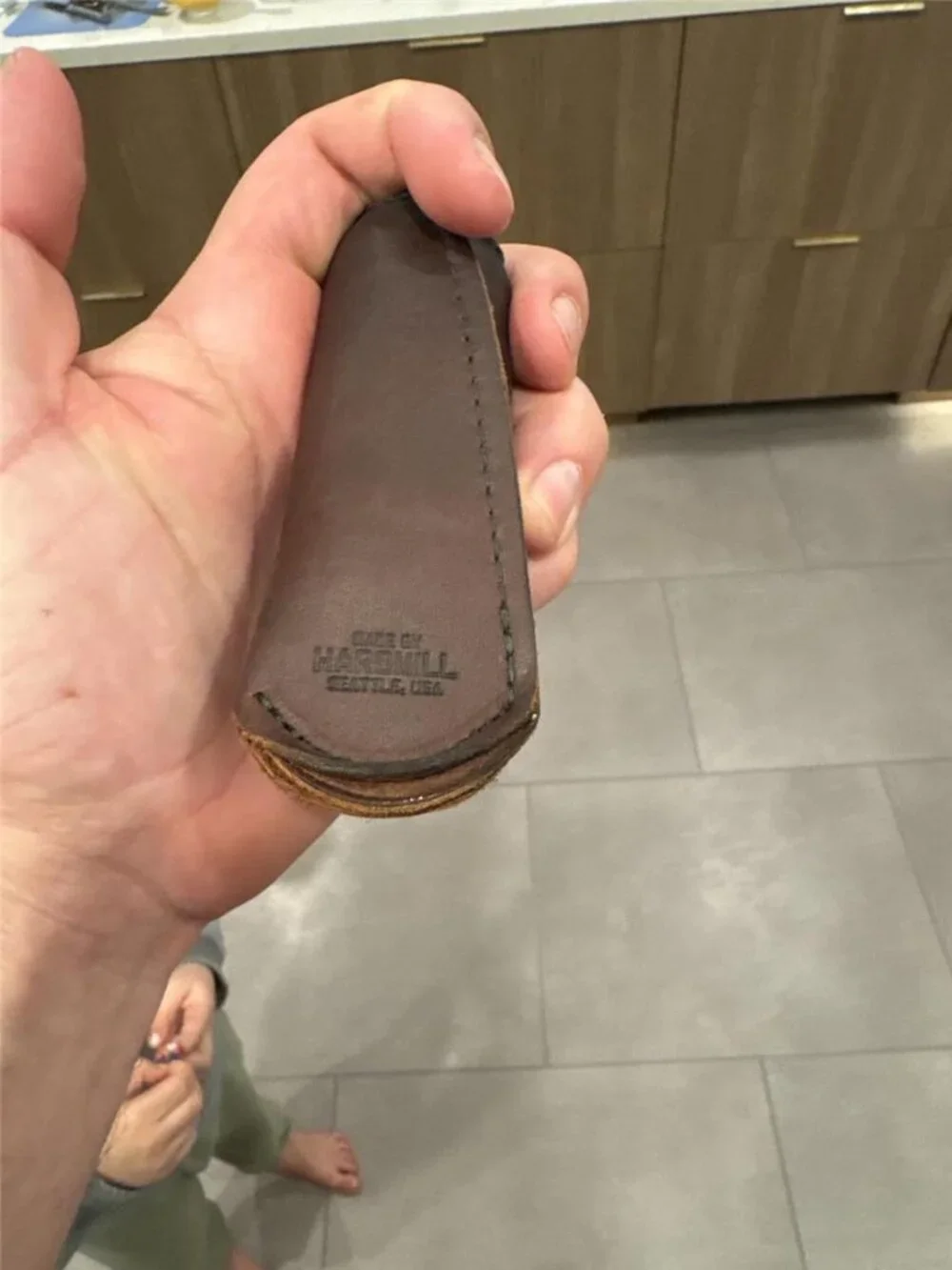 Leather Cast Iron Pan Handle Cover (Standard 4.5